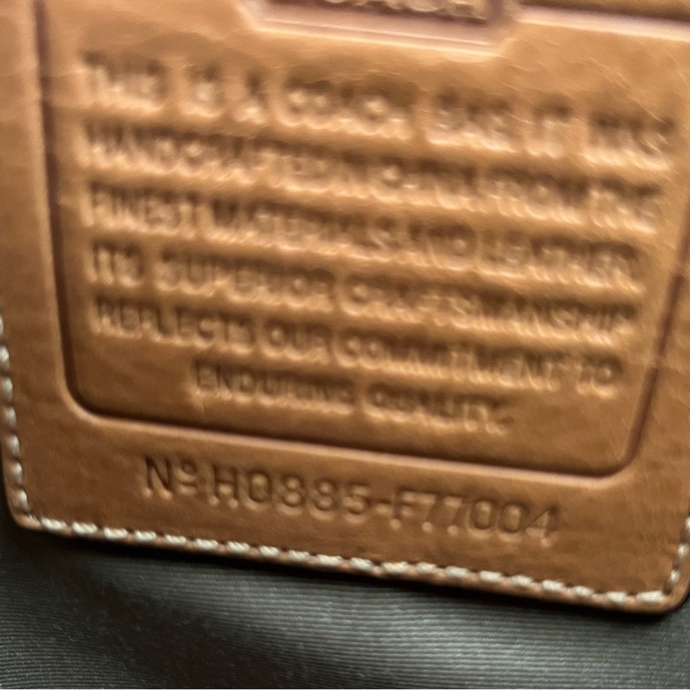 Coach NWT Khaki/Natural Signature Canvas & Leather Diaper/Messenger Bag (F77004) - Picture 7 of 15